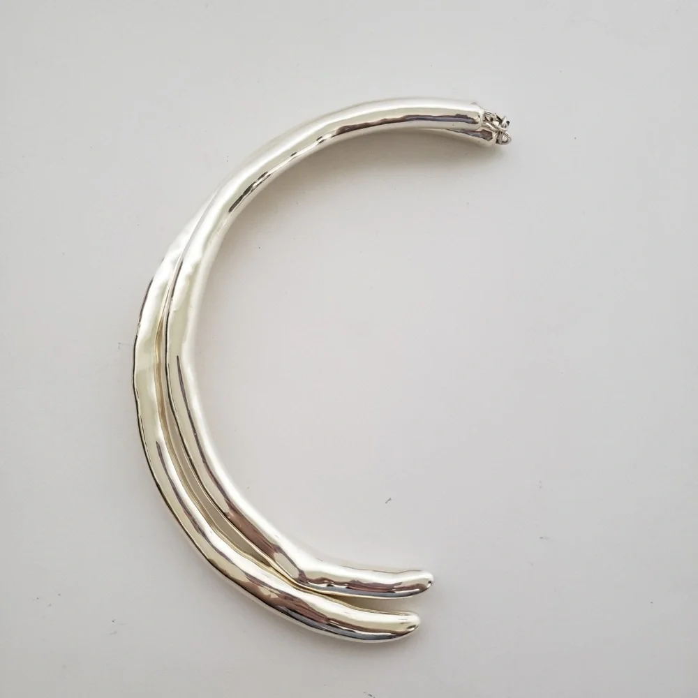 E&L Israel Sterling Silver Electroform Necklace - Picture 7 of 12